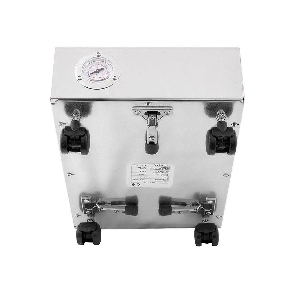 Generatore di Vapore Semi-Professionale con Ricarica semicontinua GV05 FULL Caldaia in rame Ferro da stiro Classe energetica A++ Spazzola professionale Made in Italy Garanzia 5 anni