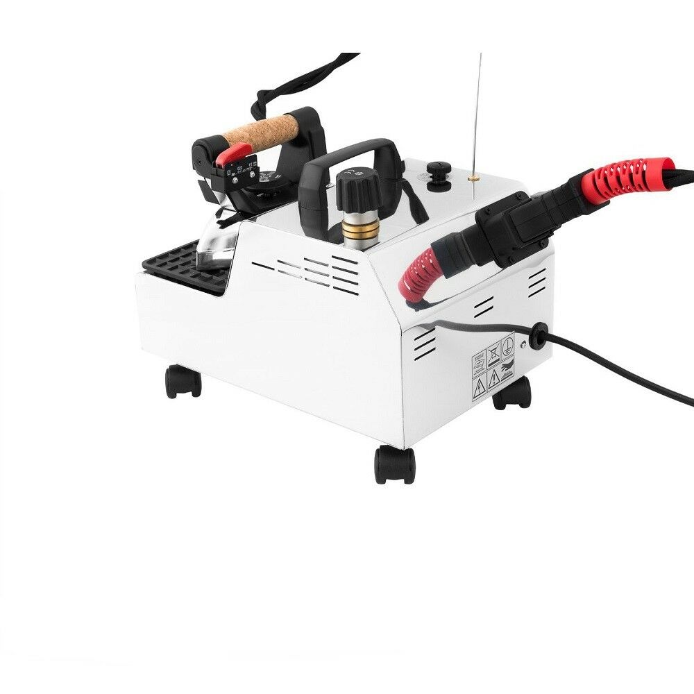 Generatore di Vapore Semi-Professionale con Ricarica semicontinua GV05 FULL Caldaia in rame Ferro da stiro Classe energetica A++ Spazzola professionale Made in Italy Garanzia 5 anni