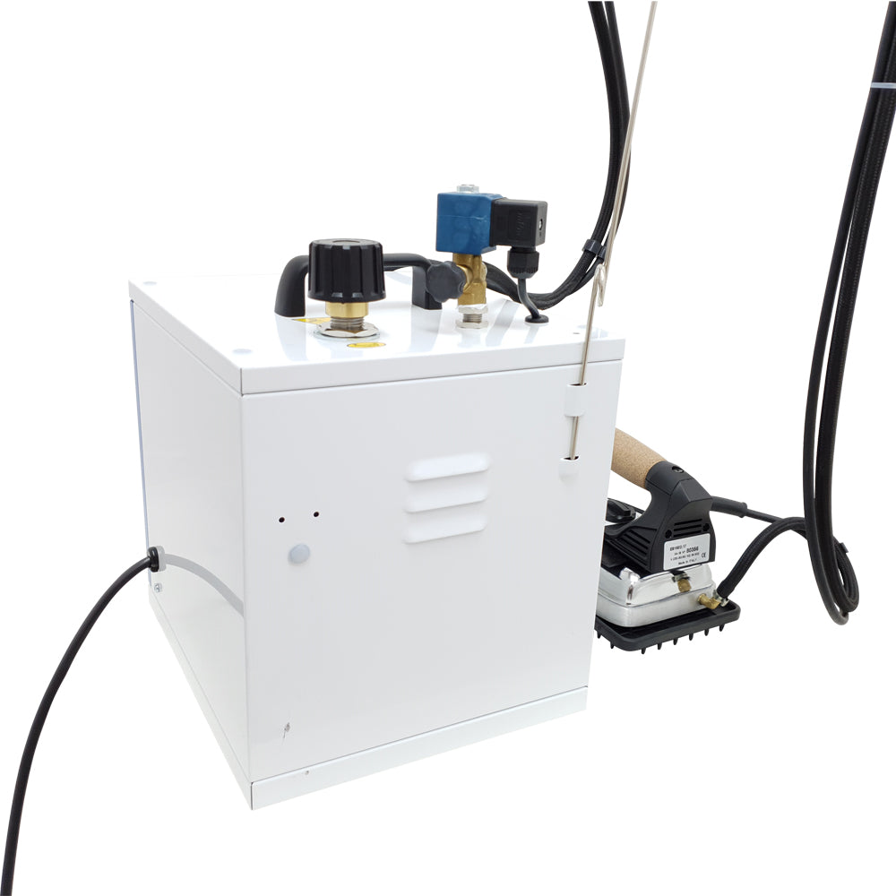 GVK5 Système de repassage professionnelle avec chaudière en acier inox AISI 304 et résistance anticalcaire externe (4,5 L)