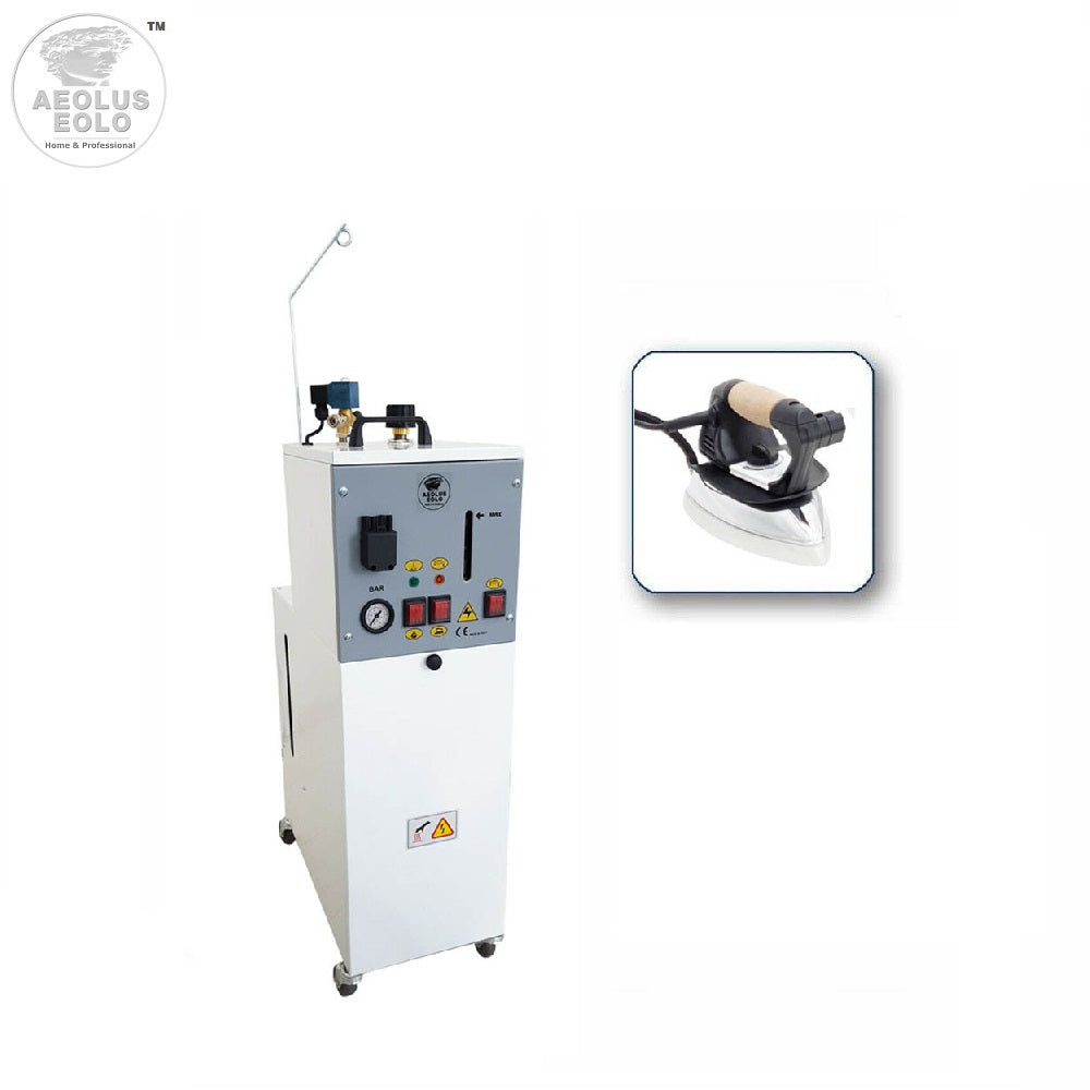 Sistema stirante professionale GVK5 TOP RA con Caldaia in acciaio inox AISI 304 Ricarica automatica e Resistenza esterna anticalcare Made in Italy Garanzia 5 anni