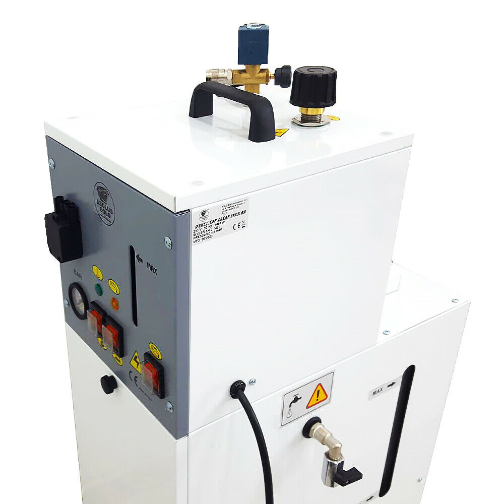 Sistema stirante professionale GVK5 TOP RA con Caldaia in acciaio inox AISI 304 Ricarica automatica e Resistenza esterna anticalcare Made in Italy Garanzia 5 anni