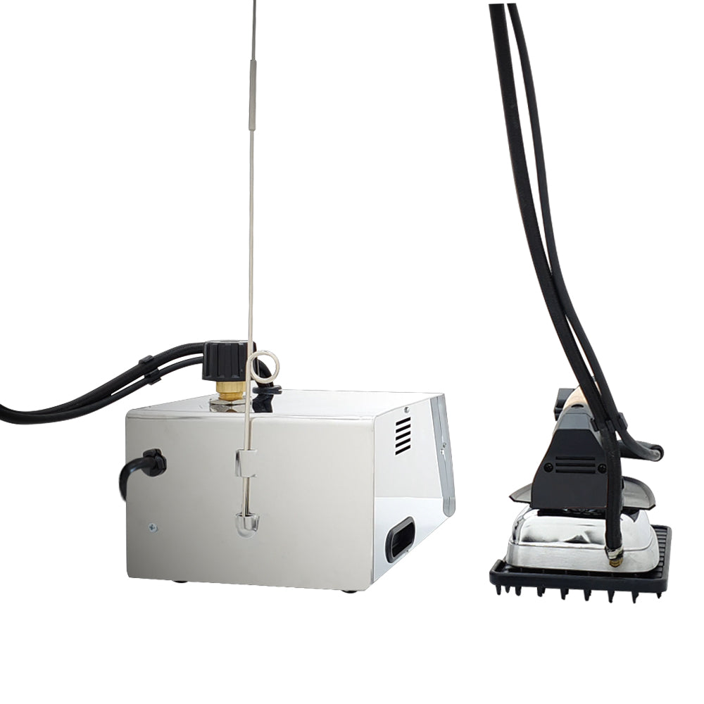 Sistema stirante professionale GVK1 con Caldaia in acciaio inox AISI 304 e Resistenza esterna anticalcare (1 L) Classe Energetica A++ Made in Italy Garanzia 5 anni