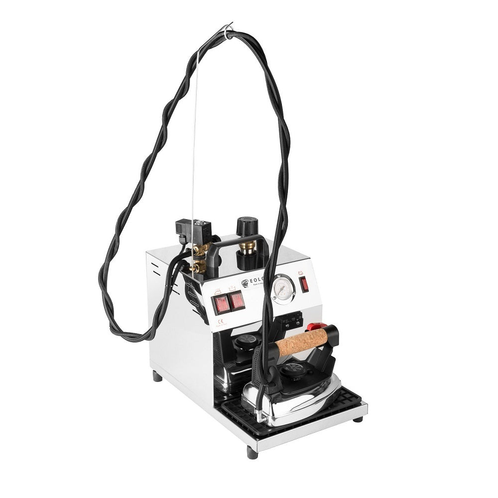 EOLO Sistema Stirante GV03 INOX Professionale con Caldaia in Rame a Risparmio Energetico e Resistenza Esterna Anticalcare (3,5 L) Made in Italy Garanzia 5 Anni