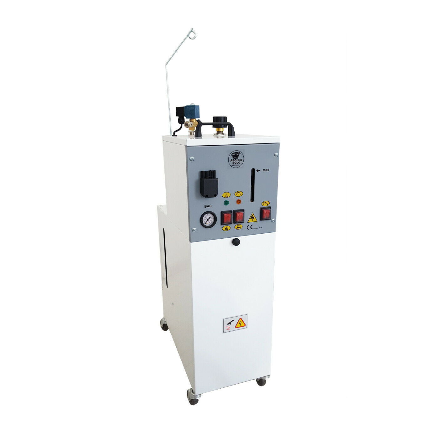 Sistema stirante professionale GVK5 TOP RA con Caldaia in acciaio inox AISI 304 Ricarica automatica e Resistenza esterna anticalcare Made in Italy Garanzia 5 anni