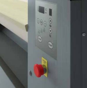 Stiratrice a rullo 140x25 cm Modello MG06 T Mangano da Stiro Professionale Biancheria Piana Lenzuola Federa Tende Asciugamani Controllo elettronico Risparmio energetico A++ Conca Alluminio Made in Italy Garanzia 5 anni