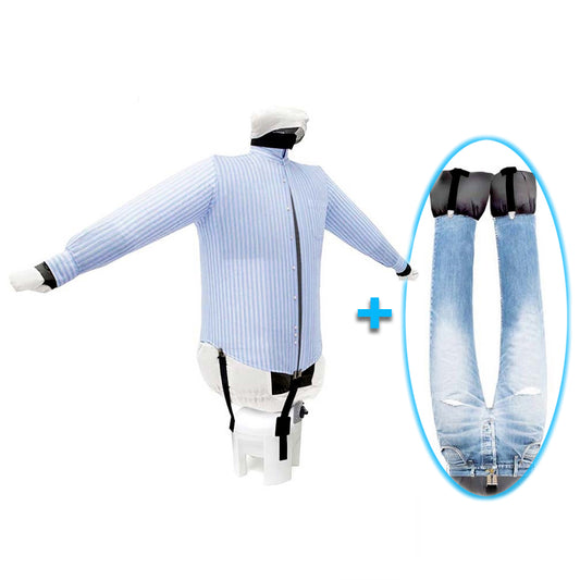 EOLO Stiracamicie Pantaloni SA04 INOX Stira Asciuga Automatico Camicie Pantaloni StirAsciuga Robot Aria Calda Manichino Ferro da Stiro Verticale StirAsciugatrice Professionale Asciugabiancheria 2 Programmi Made in Italy Garanzia 5 Anni Efficienza A++