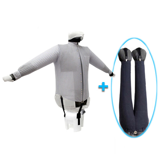 EOLO StirAsciugatore SA04 E ECO Stira Asciuga Automatico Camicie Camicette Pantaloni Stira Facile Asciuga Panni Manichino Aria Calda Ferro da Stiro Verticale Stiratore Gonfiabile Professionale 3 Programmi Made in Italy Garanzia 5 Anni Efficienza A++