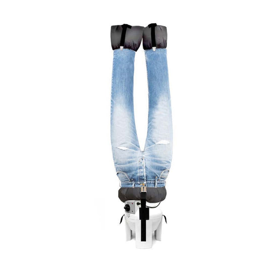 EOLO Stira Pantaloni SA08 INOX Stira Asciuga Automatico Jeans Bermuda Sportivi Militari Stirasciugatrice Asciugabiancheria Elettrica Manichino Aria Calda Stiro Verticale Ferro Stiratore Termico 2 Programmi Made in Italy Garanzia 5 Anni Efficienza A++