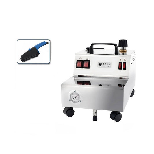 Sistema stirante professionale GV05 INOX S con Caldaia in rame a Risparmio energetico e Resistenza esterna anticalcare (2,4 L) Classe energetica A++ Made in Italy Garanzia 5 anni