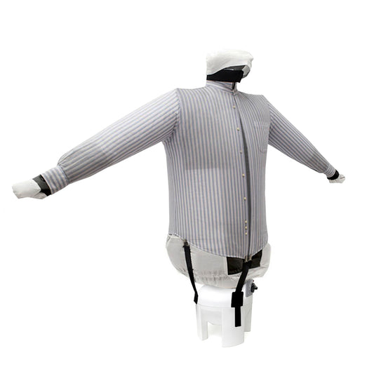 EOLO Stirasciuga SA03 INOX Stira Facile Asciuga Automatico Camicie Camicette Polo Stendiasciuga Asciugatrice Manichino Aria Calda Stiratrice Verticale Ferro da Stiro Professionale Robot Stiratore 2 Programmi Made in Italy Garanzia 5 Anni Efficienza A++