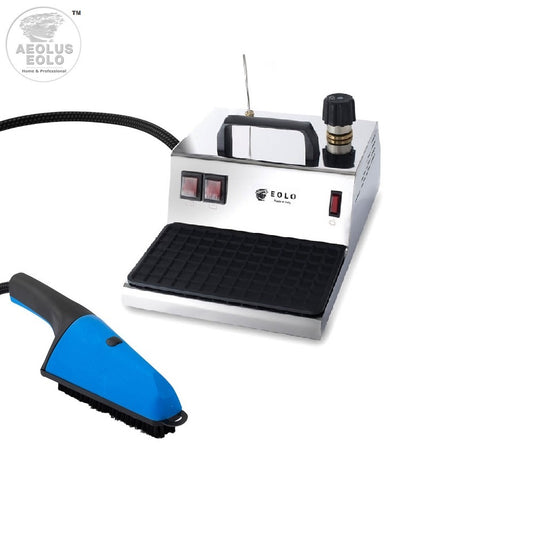 Sistema stirante professionale GV13 INOX munito di spazzola a vapore, caldaia in rame a risparmio energetico e resistenza esterna anticalcare (1,5 L) Made in Italy Garanzia 5 anni