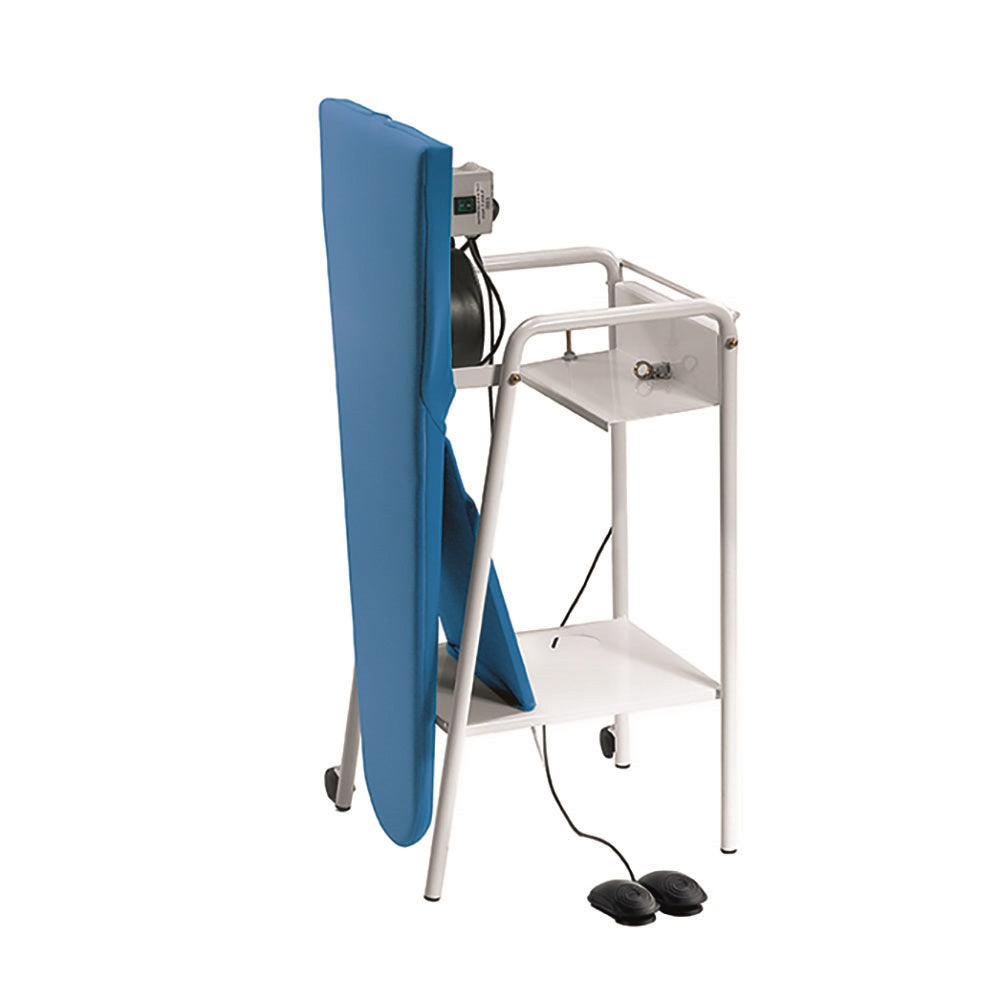 Tavolo da Stiro Professionale pieghevole Motore aspirante e soffiante con Piano riscaldato Modello AT10 Made in Italy Garanzia 5 anni