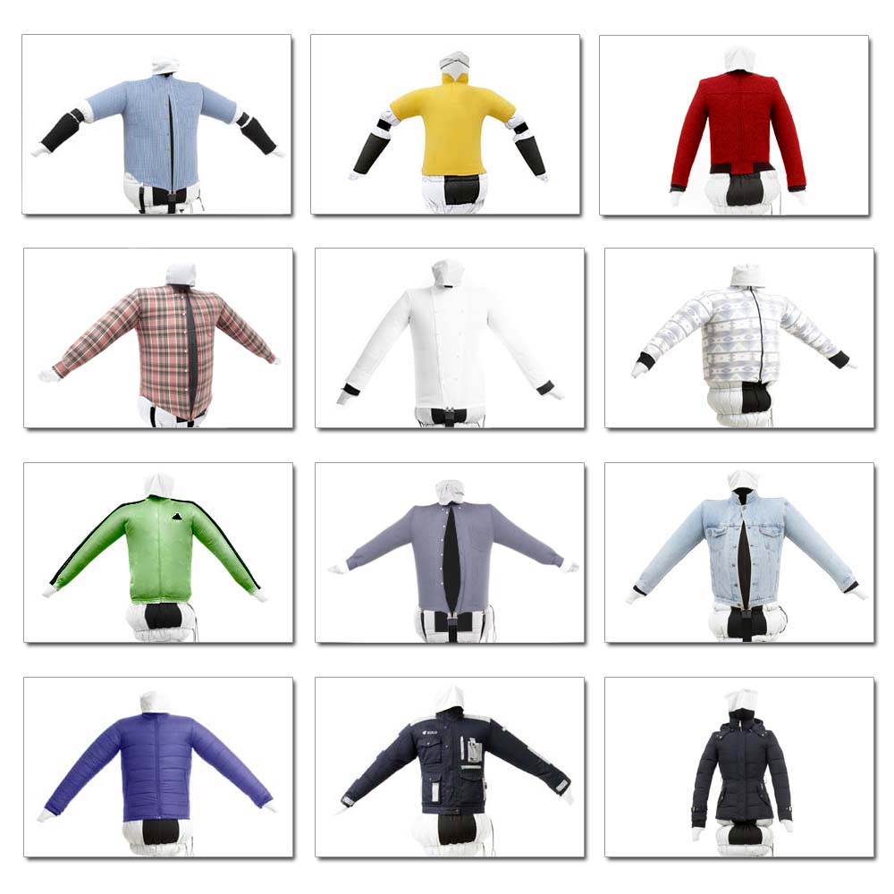 RepaSSécheur SA01 – Repasse et sèche en automatique chemises, chemisiers, polos, sweat-shirts, ... par un jet d’air chaud