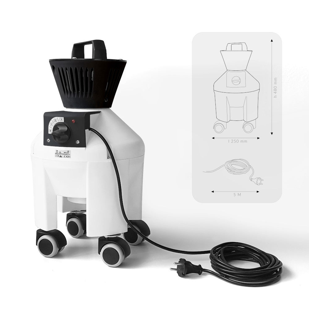 EOLO Termoventilatore d'Aria LPV403 H PRO 3P a Doppia Velocità Made in Italy Garanzia 5 Anni Efficienza A++