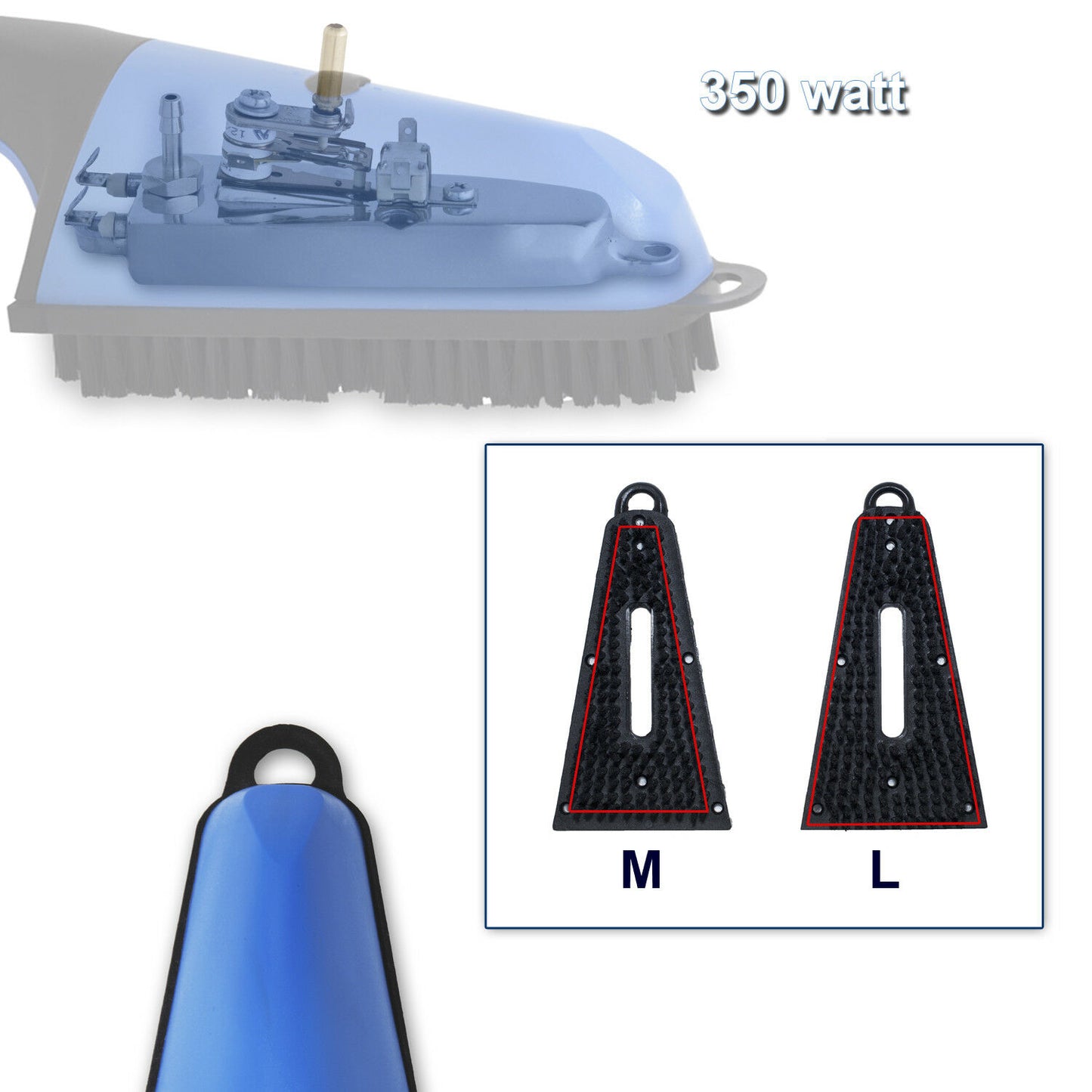 Sistema stirante professionale AV04 M con Caldaia in rame a Risparmio energetico e Resistenza esterna anticalcare (2,4 L) Classe energetica A++ Made in Italy Garanzia 5 anni