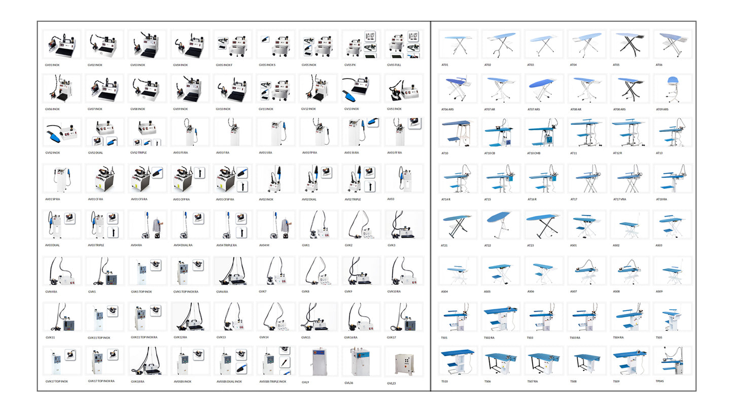 Asse da Stiro AT05 Robusto con Poggiaferro Tavolo Pieghevole Salvaspazio Altezza Regolabile Metallo Antiruggine Massima Stabilità Piano Professionale Copriasse Imbottito Garanzia 5 Anni
