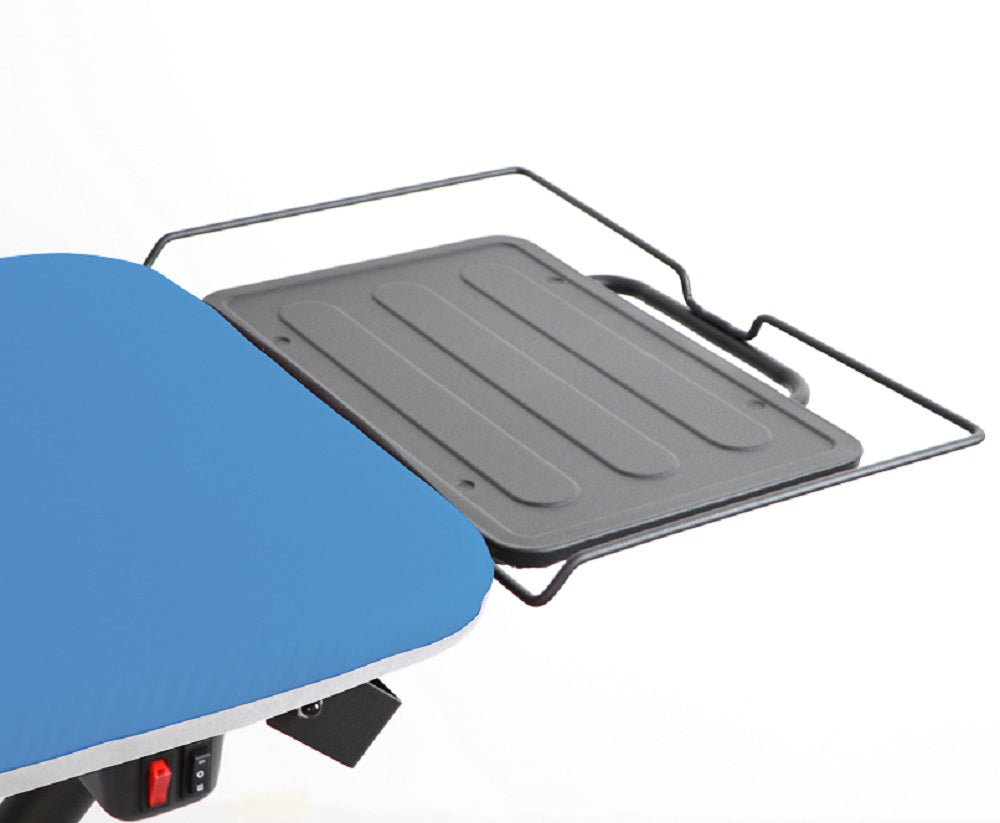 EOLO Asse da Stiro AT23 (120x45 cm) Professionale Aspirante con Piano Riscaldato ad Uso Domestico Made in Italy Garanzia 5 Anni Efficienza A++