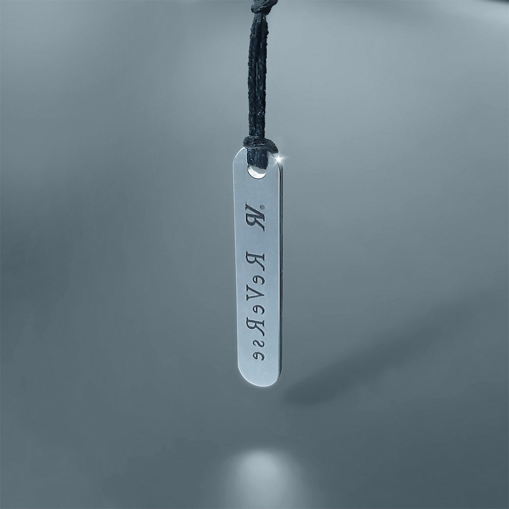 RV REVERSE Collana Esclusiva con Ciondolo "Fearless" Exclusive Necklace with Pendant Art. 034