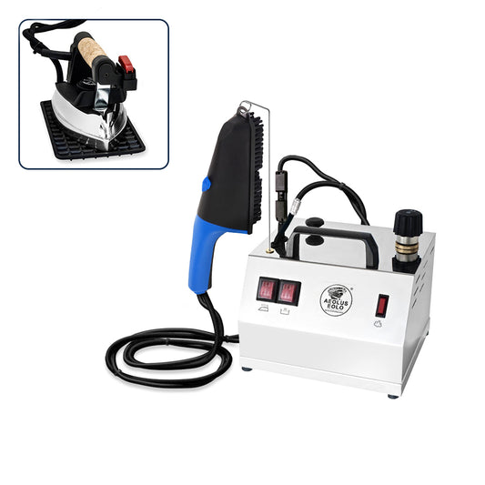 Sistema stirante professionale GVS2 DUAL INOX con Caldaia in rame a Risparmio energetico e Resistenza esterna anticalcare (1,2 L) Made in Italy Garanzia 5 anni