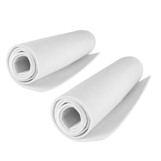 Kit 2 x feltro imbottitura professionale per assi e tavoli da stiro (130x50)