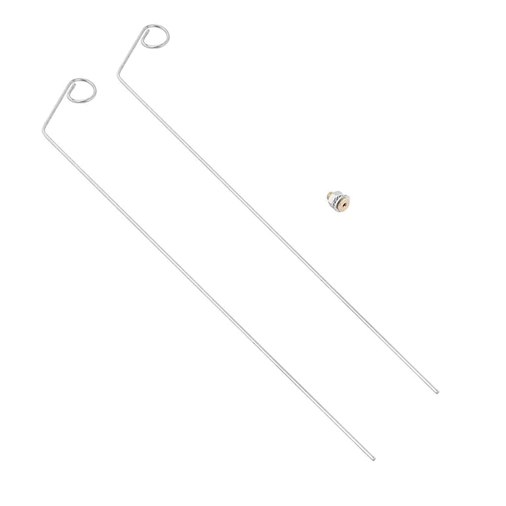 Kit 2 x Asta reggicavo flettente per sistemi stiranti altezza 50 cm