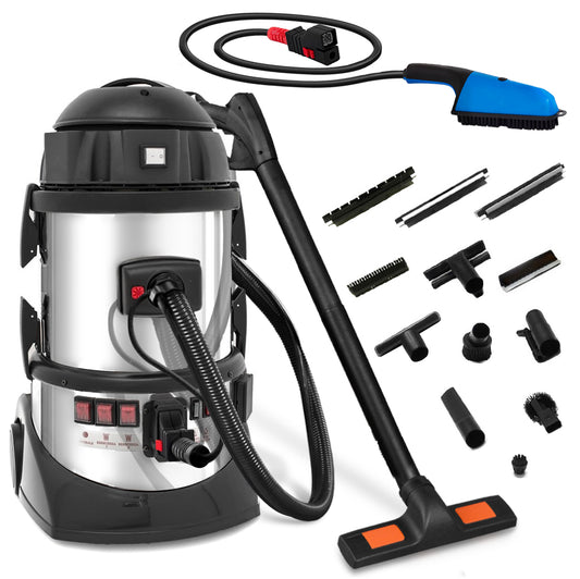 LP04 SB200 RA Sistema Pulizia Igienizza Lava Sanifica Insetticida Cimici Uova Parassiti Germi Batteri Divani Tappati Materassi Sedili Auto Lavasuperfici Vetri Pavimenti Aspira Liquidi Solidi Pulitrice Potente Made in Italy Garanzia 5 Anni Efficienza A++