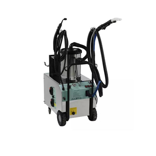 EOLO Generatore di Vapore Professionale con Aspirapolvere LP07 PLUS OZ RA per Pulizie Industriali Sanificazione Disinfestazione Interni Esterni Edifici Aziende Made in Italy Garanzia 5 Anni Efficienza A++