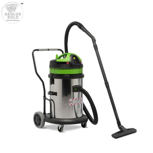 EOLO Aspirapolvere LP26 DUAL H INOX GT Polveri Liquidi Solidi Professionale per Abitazioni e Aree Medio/Grandi Made in Italy Garanzia 5 Anni Efficienza A++