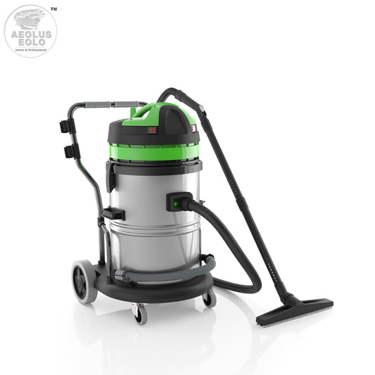EOLO Aspirapolvere LP26 DUAL INOX GT Professionale per Abitazioni e Aree Medio/Grandi e Accessori Lavaggio Aspirazione simultanei Pulizia Sanificazione Disinfestazione Interni Esterni Edifici Made in Italy Garanzia 5 Anni Efficienza A++