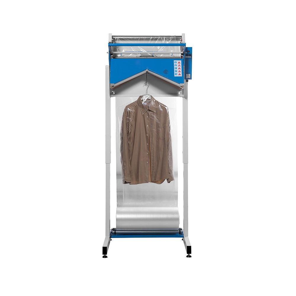 EOLO Imbustatrice Abiti Manuale Autoportante MB02 con Supporto a Pavimento Made in Italy Garanzia 5 Anni Efficienza A++