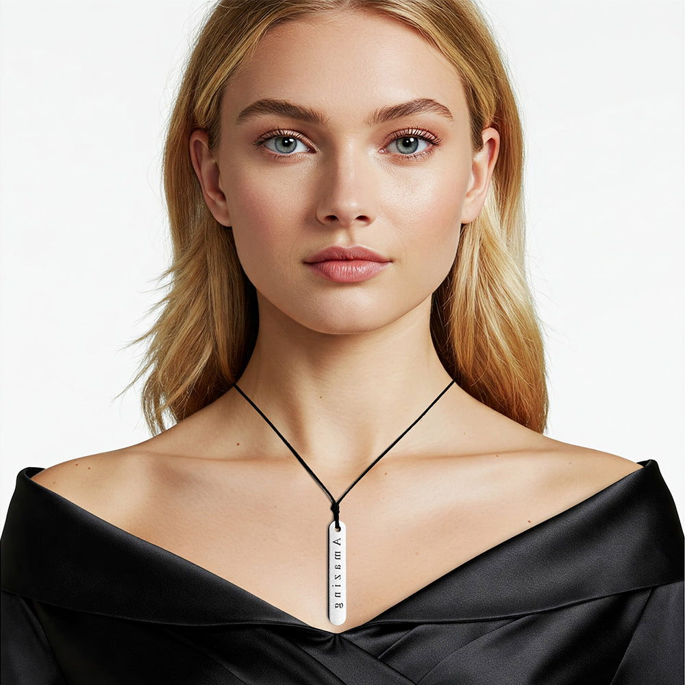 REVERSE Exclusive Positive Emotion Necklace with Pendant AMAZING Collana con Ciondolo Art. 0368