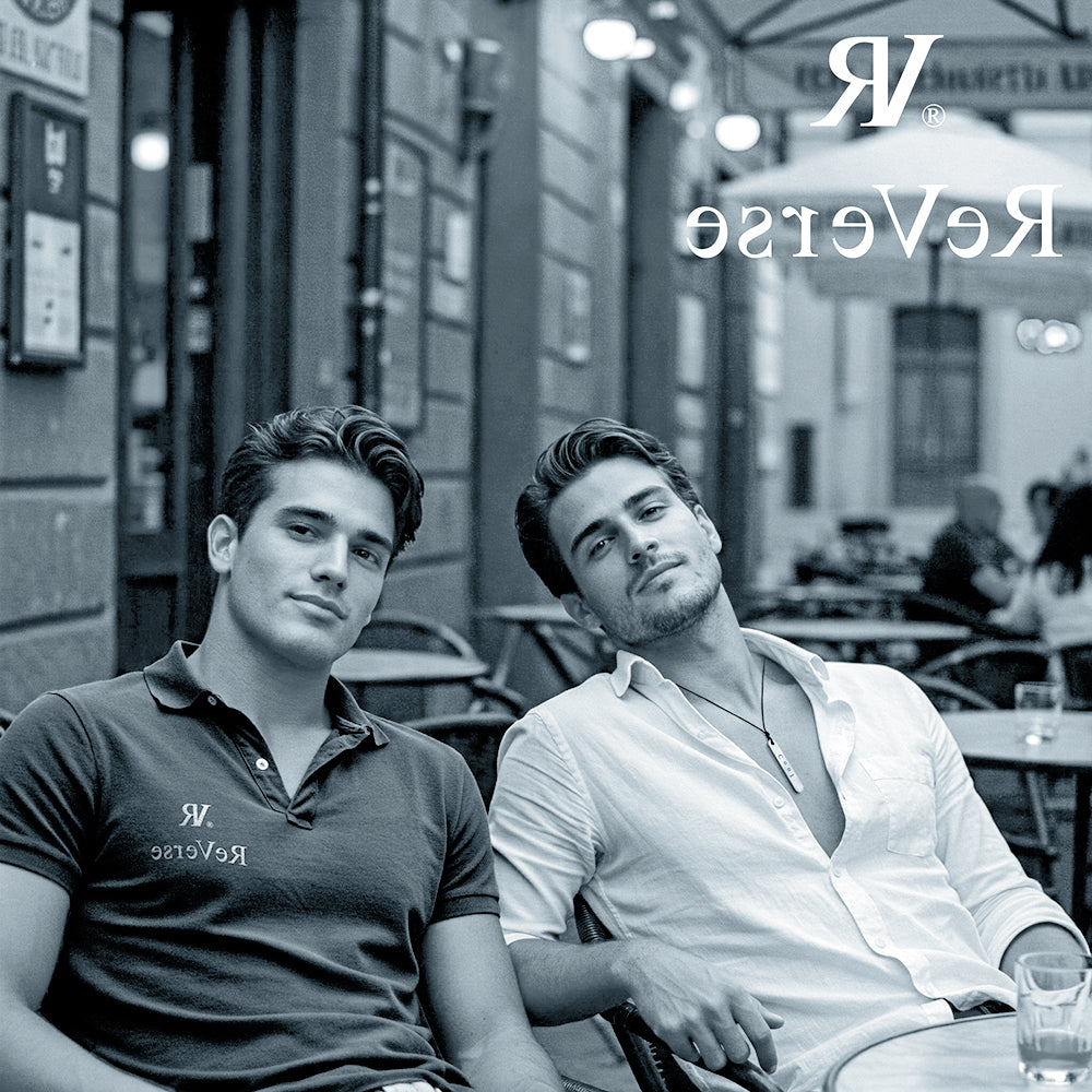 RV REVERSE Collana Esclusiva con Ciondolo "Fearless" Exclusive Necklace with Pendant Art. 034