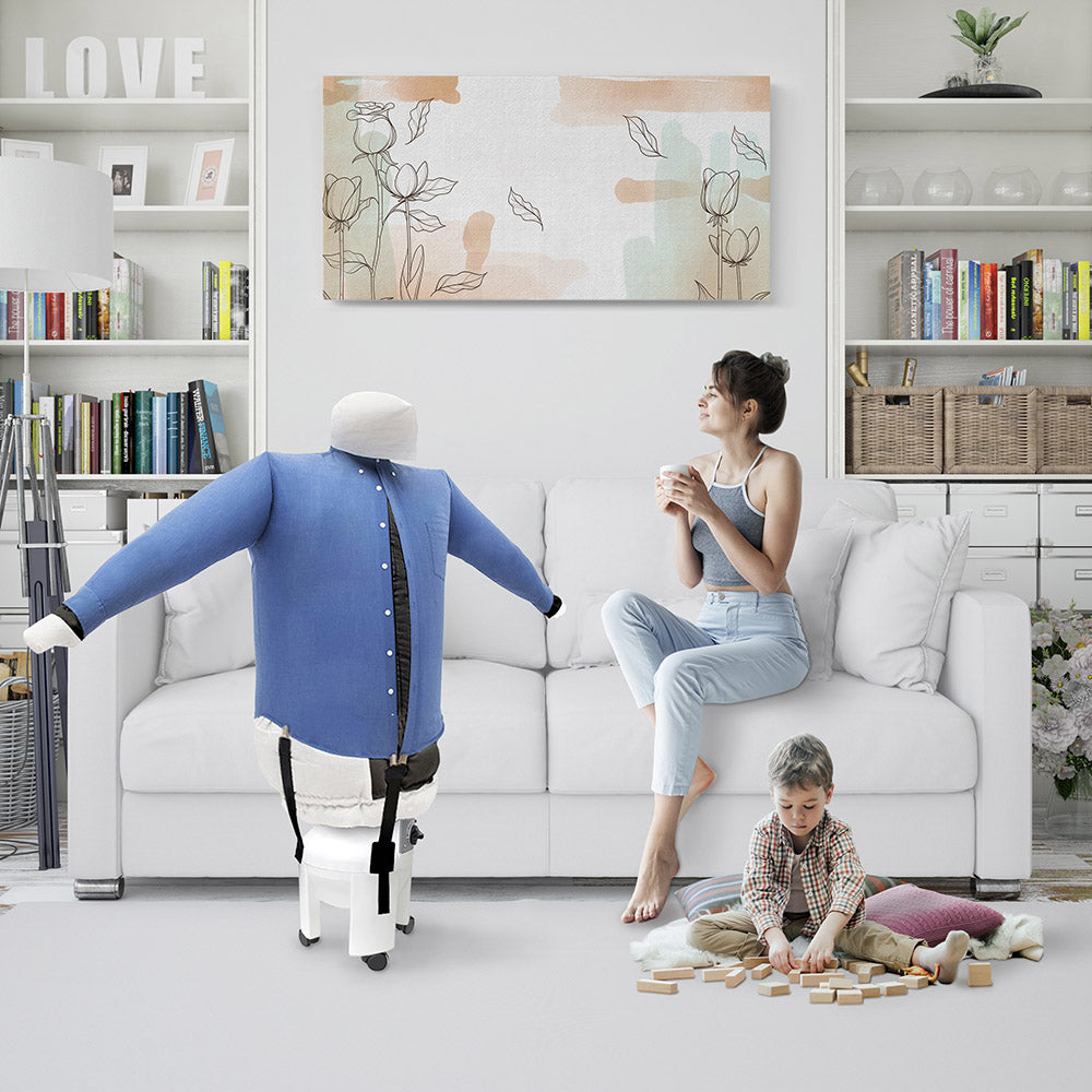 RepaSSécheur Repasse Seche automatiquement les chemises les polos les pantalons les jeans Rafraîchit et désinfecte les vêtements Tissus RepaSSécheur 4 en 1 Fer à repasser vertical 3 programmes A ++ 4 Roues Garantie de 10 ans SA04 R ECO INOX