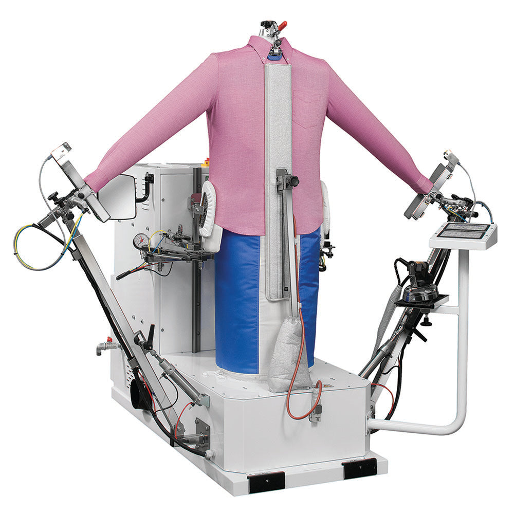 EOLO StirAsciugatore SA24 B Stira Professionale a Vapore Pneumatico Capotti Giacche Camicie StirAsciugatore Aria Calda Manichino 2 Motori Aspirante Soffiante Made in Italy Garanzia 5 Anni Efficienza A++