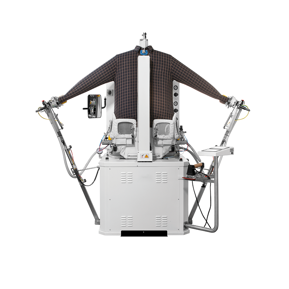 EOLO Stirasciugatrice SA25 FV Stira Asciuga Professionale Automatico a Vapore Pneumatico Camicie Ferro da Stiro a Secco Motore Soffiante Made in Italy Garanzia 5 Anni Efficienza A++