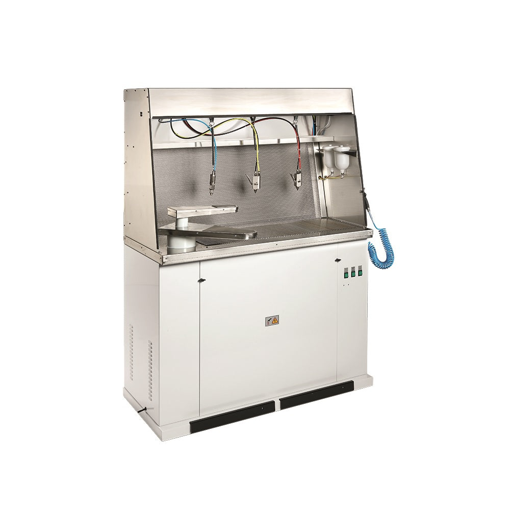 EOLO Cabina per Smacchiatura TMP04 Professionale Caldo/Freddo Tavolo in Acciaio Inox Made in Italy Garanzia 5 Anni Efficienza A++