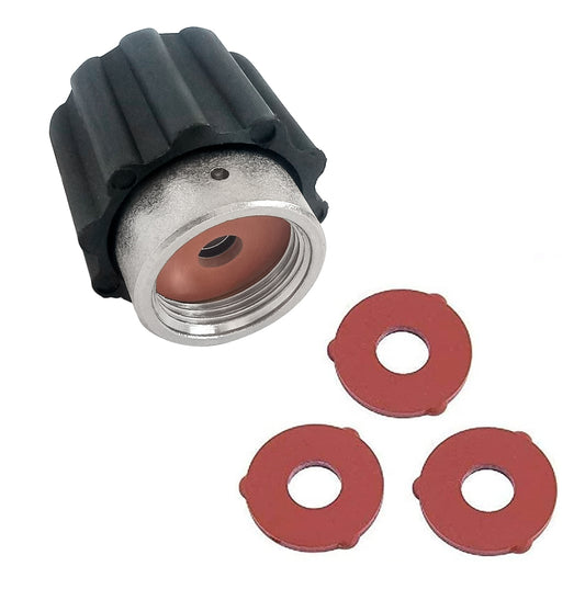 Kit Tappo di sicurezza con valvola di sfiato - misura 3/4 - pressione max 5 bar - munito di 3 guarnizioni in silicone