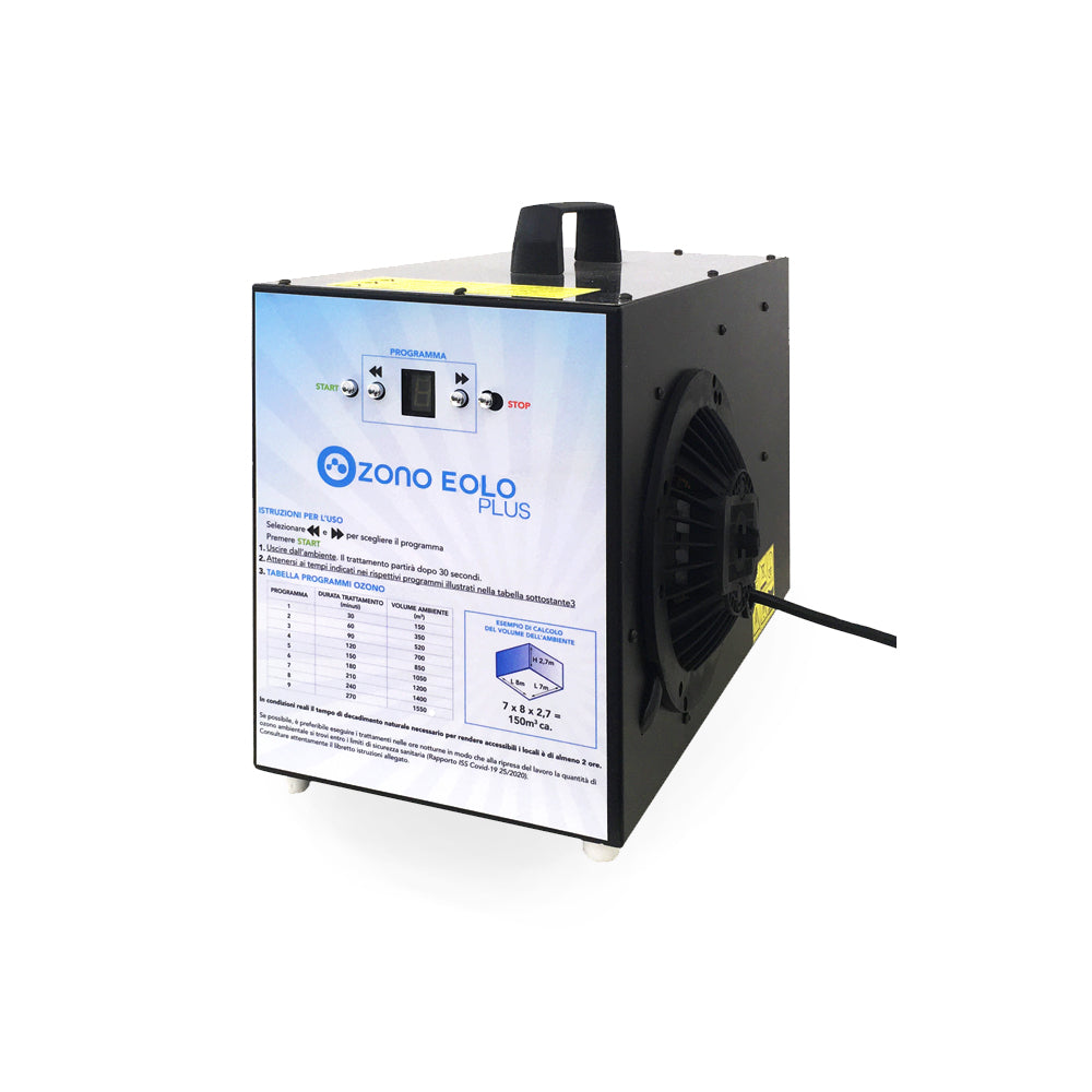 EOLO Generatore Ozono LPV25 PLUS BX Professionale Made in Italy Garanzia 5 Anni Efficienza A++