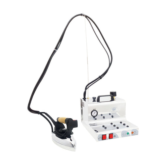 Sistema stirante professionale GVK14 con Caldaia in Acciaio inox AISI 304 e Resistenza esterna anticalcare (2,2 L) Classe energetica A++ Made in Italy Garanzia 5 anni