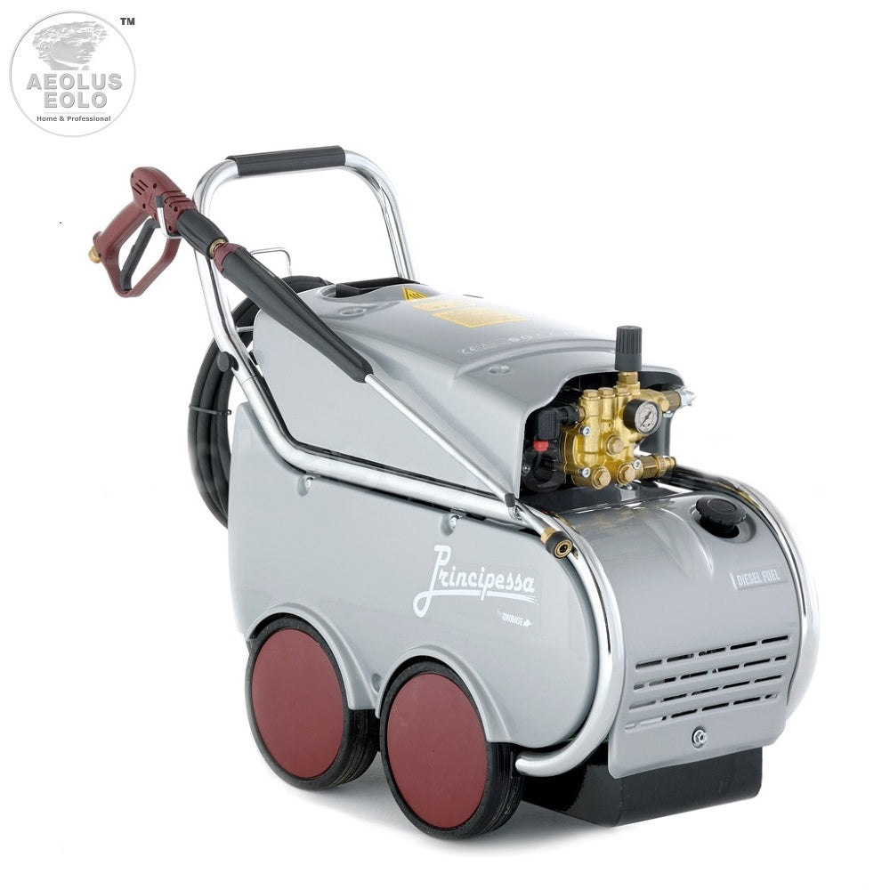 EOLO Idropulitrice LPD07 Professionale ad Acqua Calda Made in Italy Garanzia 5 Anni Efficienza A++