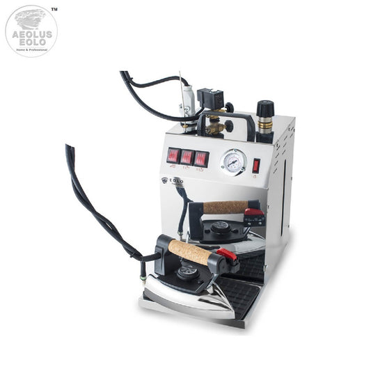 EOLO Sistema Stirante GV06 INOX Professionale con Caldaia in Rame a Risparmio Energetico Resistenza Esterna Anticalcare (5 L) Made in Italy Garanzia 5 Anni