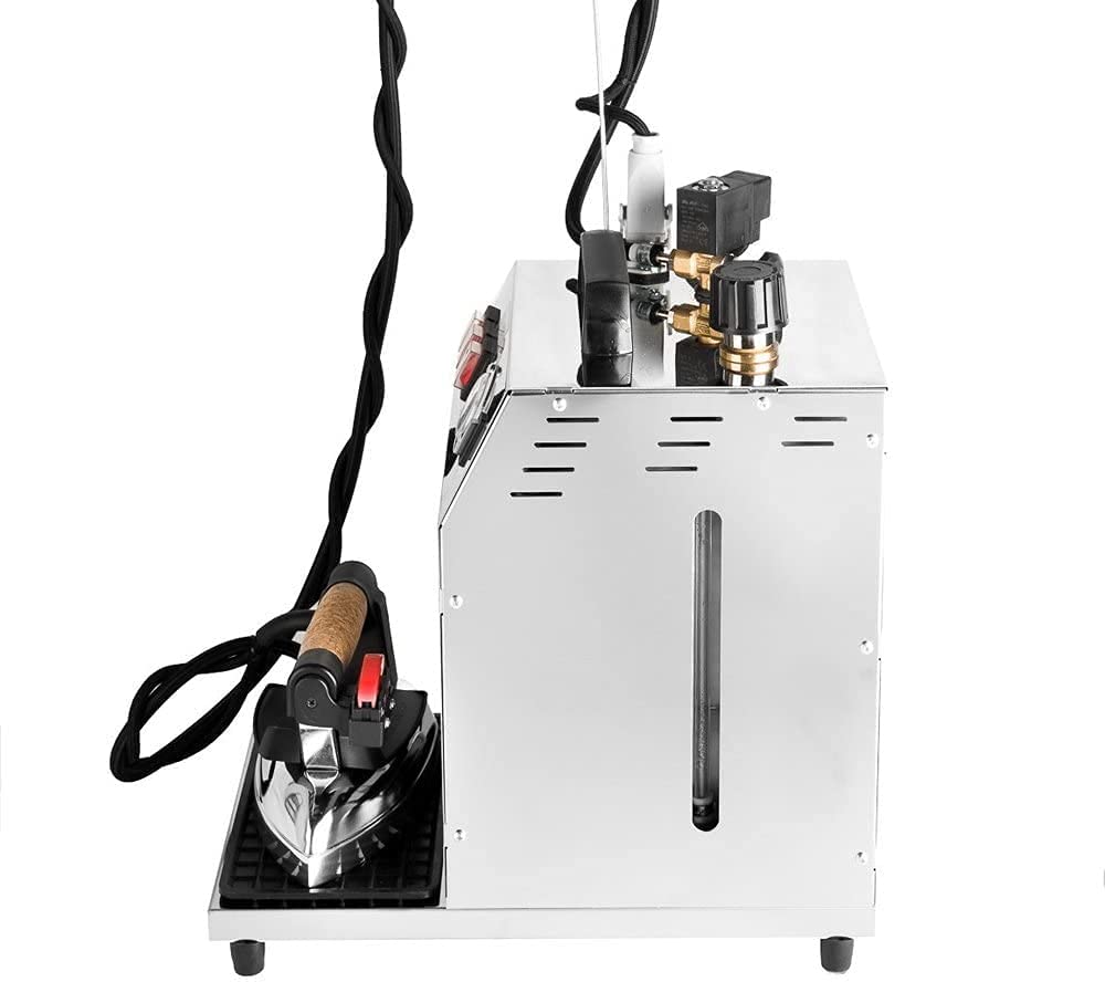 Centrale vapeur professionnelle avec chaudière en cuivre à économie d'énergie et résistance anti-calcaire externe (5 L) GV06 INOX