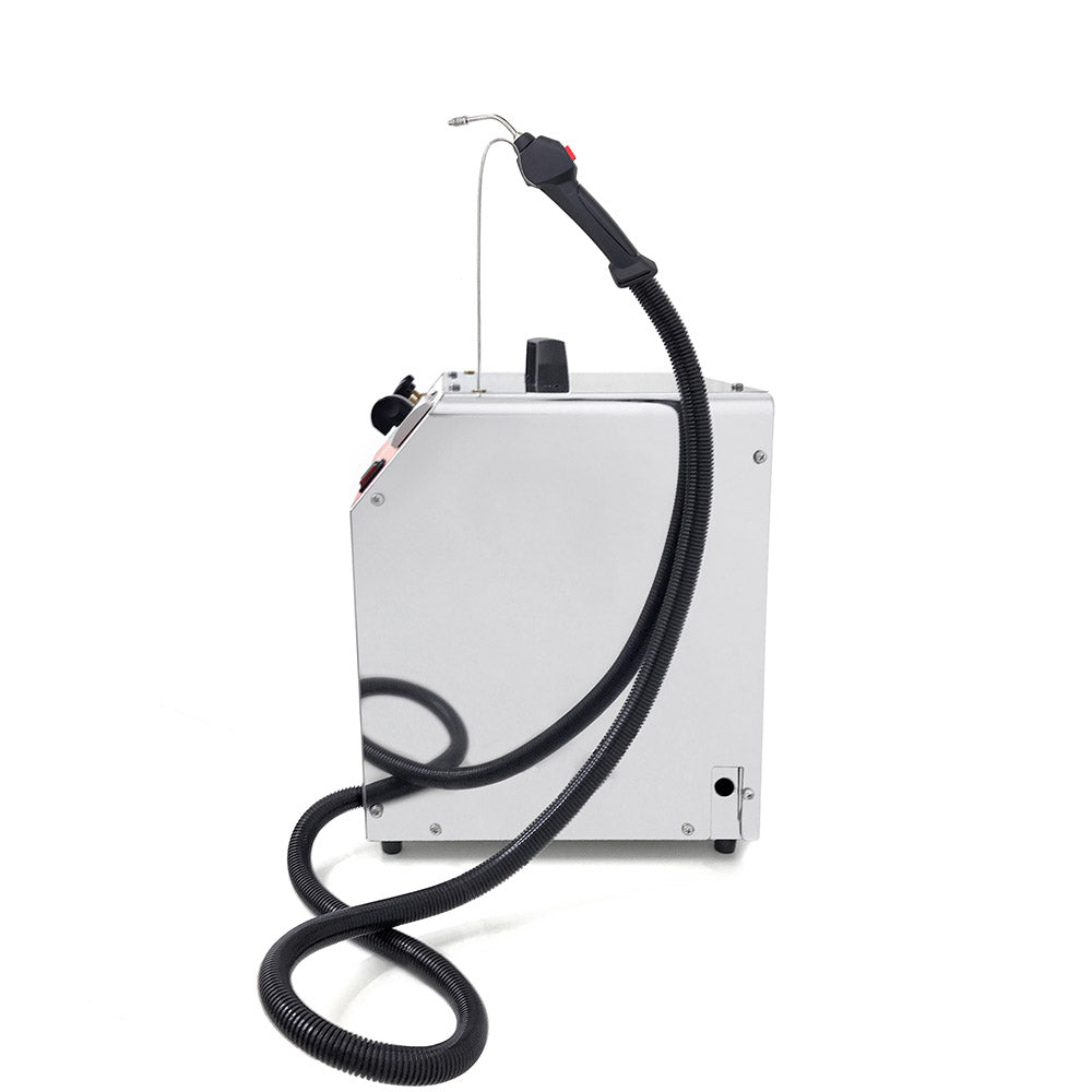 EOLO Macchina LP02 C RA Pistola a Vapore Secco 180 Gradi Ricarica Automatica Pulitrice Professionale Pulizia Disinfestazione Igienizzazione Superfici Laboratori Studi Medici Officine Artigiani Anticalcare Made in Italy Garanzia 5 Anni Efficienza A++