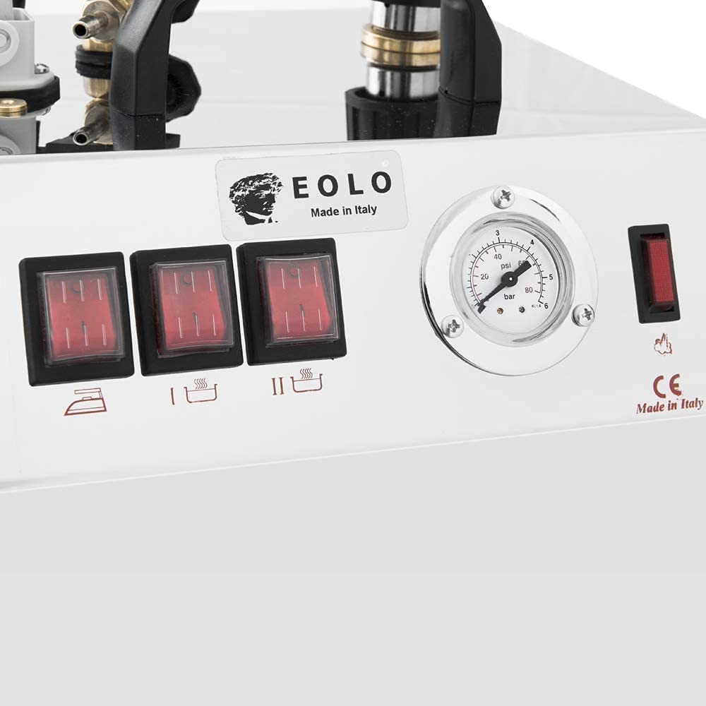 Centrale vapeur professionnelle avec chaudière en cuivre à économie d'énergie et résistance anti-calcaire externe (5 L) GV06 INOX