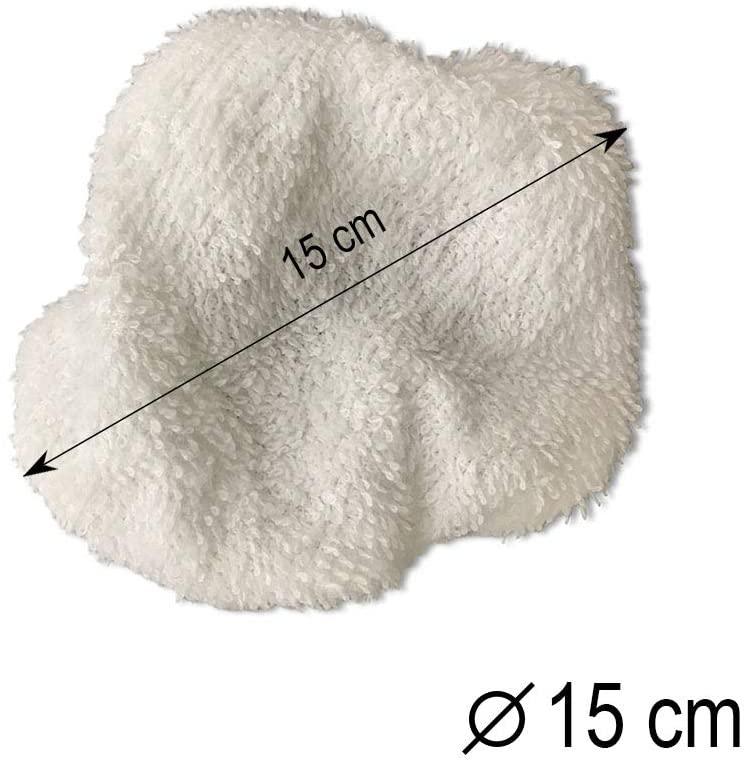 Panni Universali in Microfibra Professionali Multiuso e Multisuperficie per Pulitore Vapore od utilizzo a secco Lavabili e Ultra Resistenti Lava Pavimenti Vetri Tessuti Kit 15 pezzi Made in Italy