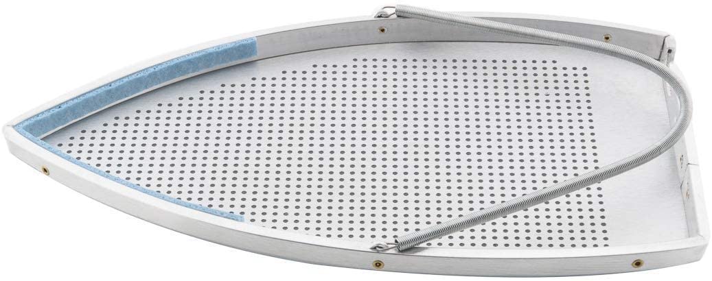 Soletta teflon corazzata in alluminio professionale per ferro da stiro Misura S Made in Italy