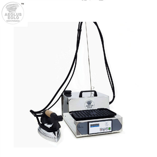 EOLO Sistema Stirante GVK6 RA Professionale con Caldaia in Acciaio Inox AISI 304 Ricarica automatica Resistenza Esterna Anticalcare e Display Elettronico Efficienza A++ Made in Italy Garanzia 5 anni