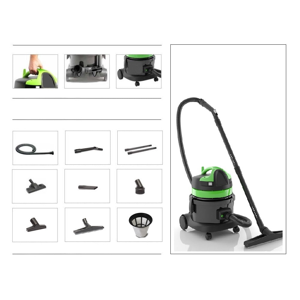 Aspirateur traineau semi-professionnel pour la maison et les petits espaces LP20 EP GT