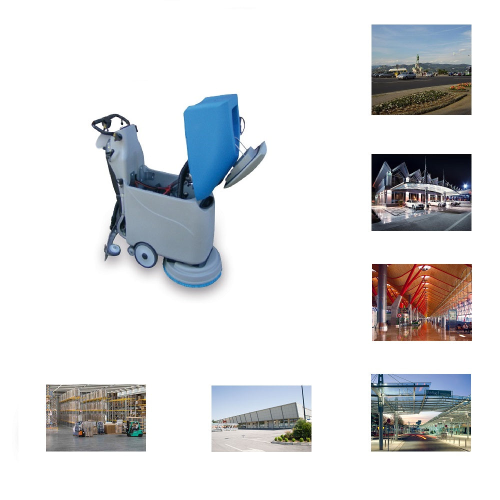 Autolaveuse professionnelle opérateur à terre, modèle LPS02 B