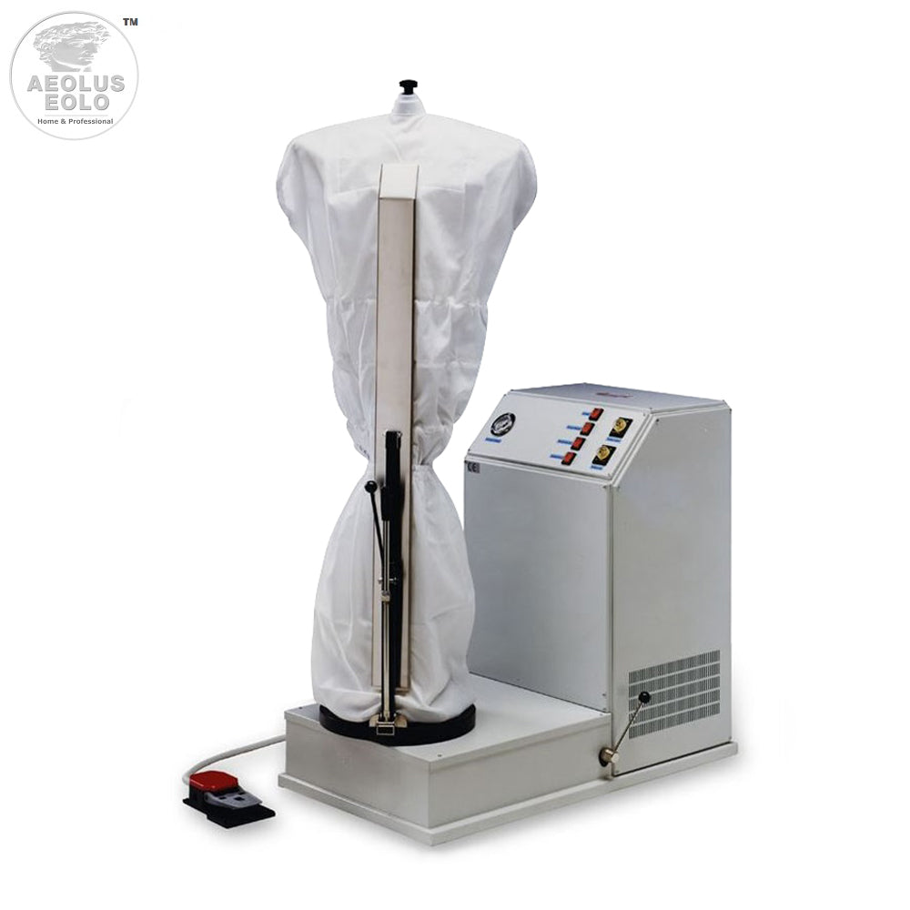 EOLO Manichino Industriale SA21 B Caldaia 9 Litri Stiro Asciuga in Automatico Caldaia Cappotti Giacche Abiti StirAsciugatore Stiratrice Asciugatrice Manichino a Vapore Stiro Verticale Professionale Made in Italy Garanzia 5 Anni Efficienza A++